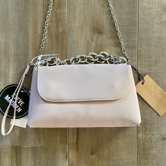 Steve Madden BShine Patent Crossbody in Pink - Picture 5 of 16